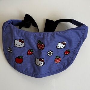 *NEW* Hello Kitty x Baggu Embroidered Nylon Crescent Bag
